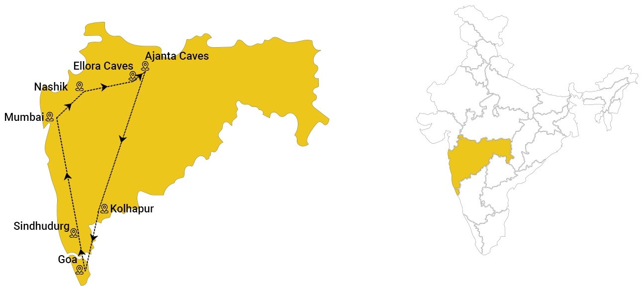 MAHARASHTRA SPLENDOUR MAP